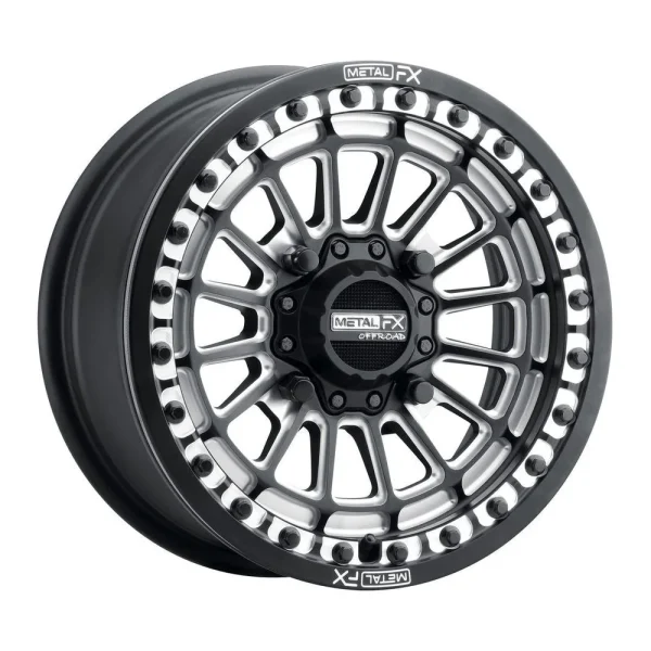 1-10 Delta Beadlock Wheel (Satin Black Contrast Cut)