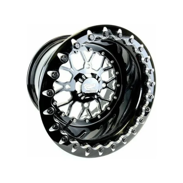1-14 Wishbone Beadlock Wheel (Gloss Black)