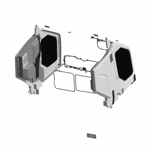 2884338-3di Power Window Doors for RANGER XP 1000 & CREW, Front, Poly, Set of 2 Item #: 2889813-070