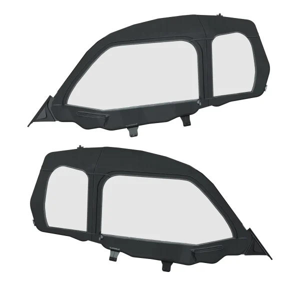 Zip Window Upper Doors for RZR Trail S, Front, Canvas, Set of 2 Item #: 2884733