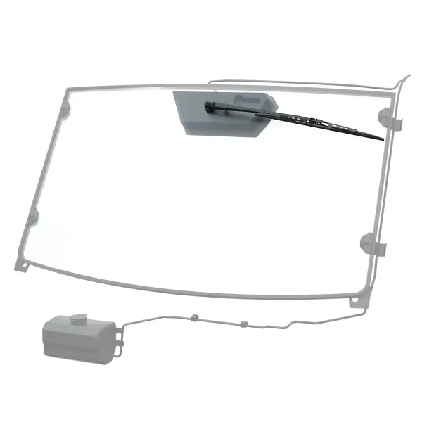 2207624_alt1 Front Windshield Wiper & Washer Mounting Bracket for Polycarbonate Windshields
