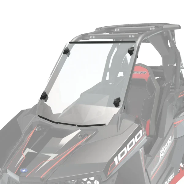 2882703_omg-r Lock & Ride Full Front Windshield, Hard Coat Polycarbonate, for RZR SxS