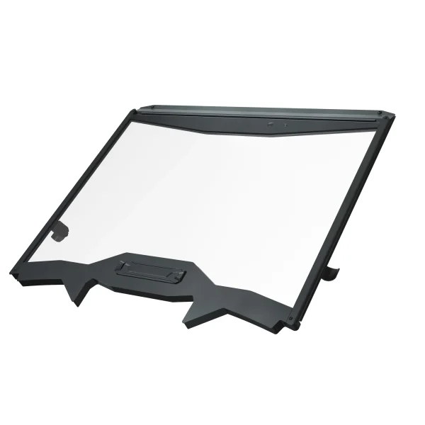 2884350_closed Full Vented Front Windshield, Glass, for 2-Seat RZR SxS