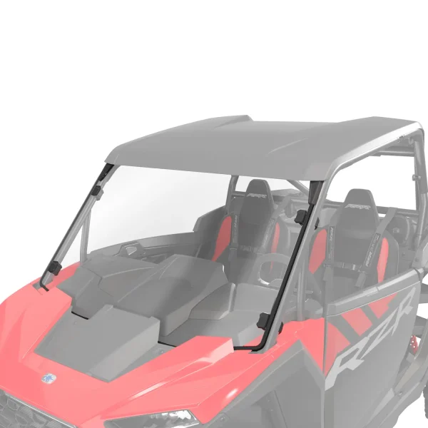 Lock & Ride Full Front Windshield, Hard Coat Polycarbonate, for RZR SxS
