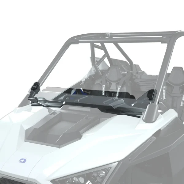 2884746 Lock & Ride Low Half Front Windshield, Hard Coat Polycarbonate, for RZR SxS