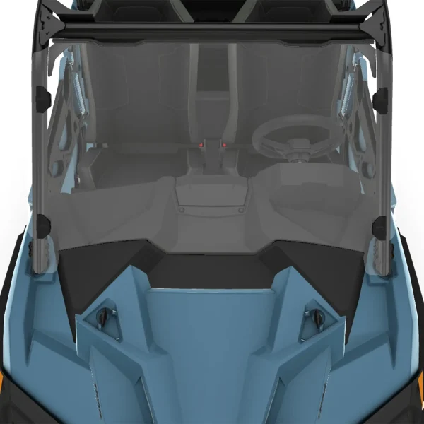2884757_alt1 Lock & Ride Full Front Windshield, Hard Coat Polycarbonate, for RZR SxS