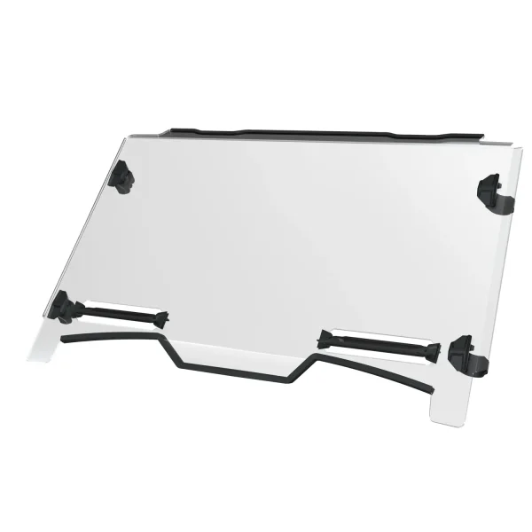 2884911_alt Lock & Ride Full Vented Front Windshield, Hard Coat Polycarbonate, for RZR SxS