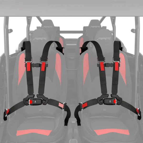 RZR Sub Zero 4 Point Seat Harness Kit - Front and Rear, 4-Seat, Set of 2