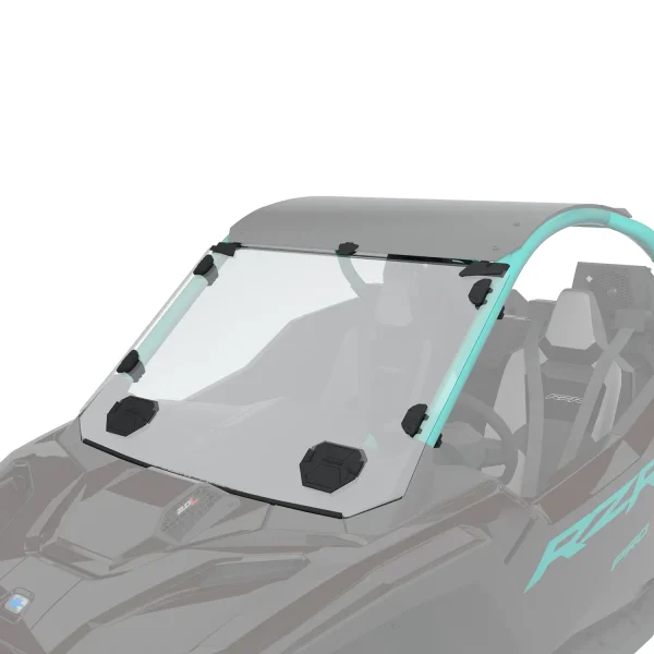 2890376_gom Lock & Ride Full Vented Front Windshield, Hard Coat Polycarbonate, for 2-Seat RZR SxS