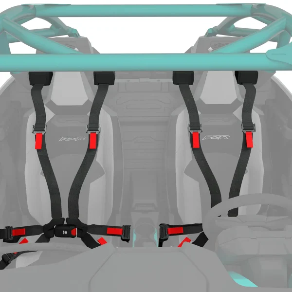 2891261_gom RZR Click6 Retractable 6 Point Seat Harness Kit, 2-Seat, Set of 2